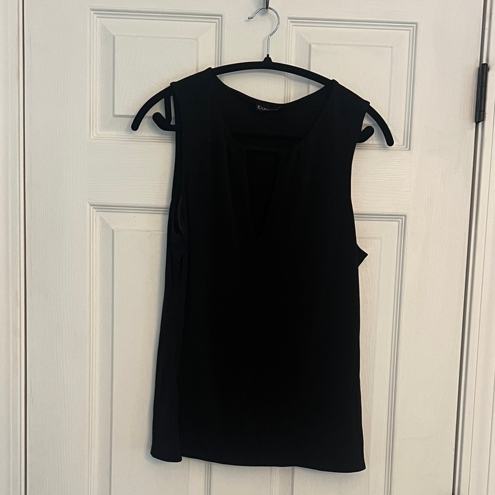 Express Black Sleeveless Tank Top